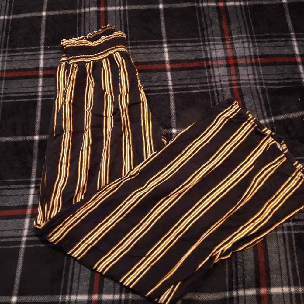 Elastic waist trouser pant, size Large
